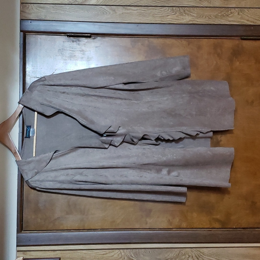 Creation L Women's Cardigan/Jacket Brown Size 18